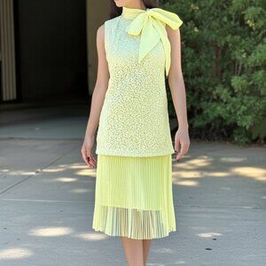 Vintage Jack Bryan 1950s Sleeveless Dress Size Medium